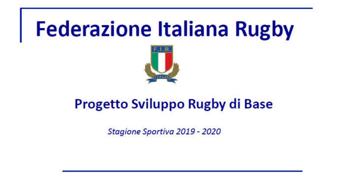 Progetto sviluppo rugby base - 2019-2020